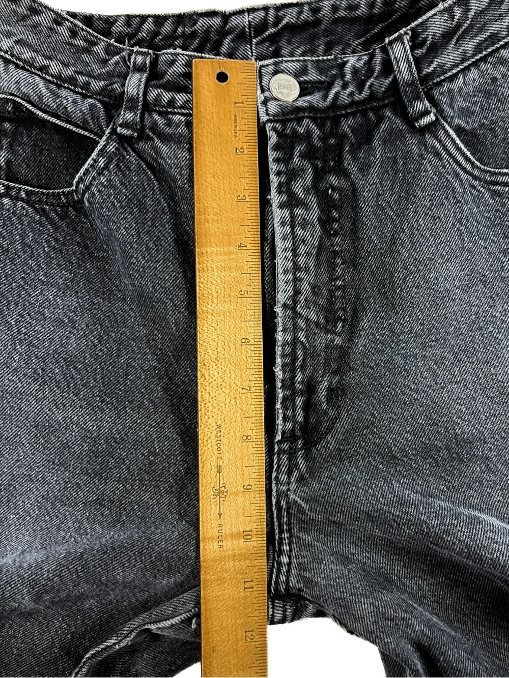 Vintage 90s Bongo Gene Montesano Black High Rise Mom Jeans Womens 7 USA